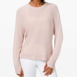 LULULEMON Cashlu Knit Pullover in Pink Bliss Size 10
